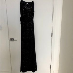 Eliza J Velvet and Sequins dress